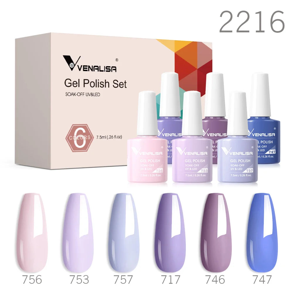 Venalisa TPO/HEMA-Free 6pc Gel Polish Kit 7.5ml