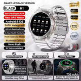 2025 New GUHUAVMI IOS Ultra GPS Smart Watch 10ATM Waterproof Built-in Dual-band GNSS Compass Military Sports Men SWIM Bracelet