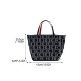 CH Ladies Brand Fashion Alphabet Print Large Capacity Handbag 2026 New Style Elegant Casual Travel High Quality Hand
