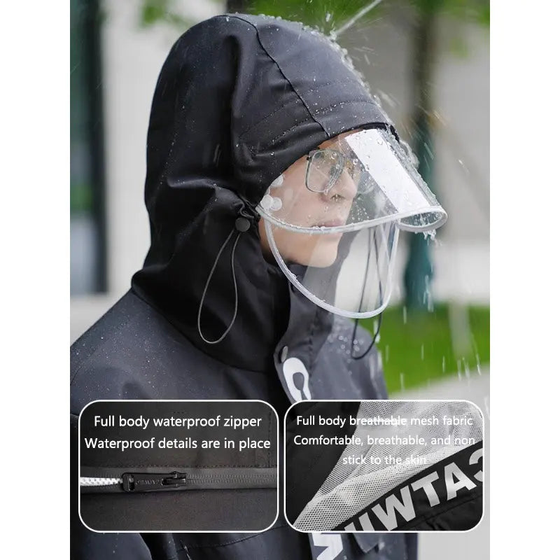 Unisex Waterproof Riding Jumpsuit Raincoat