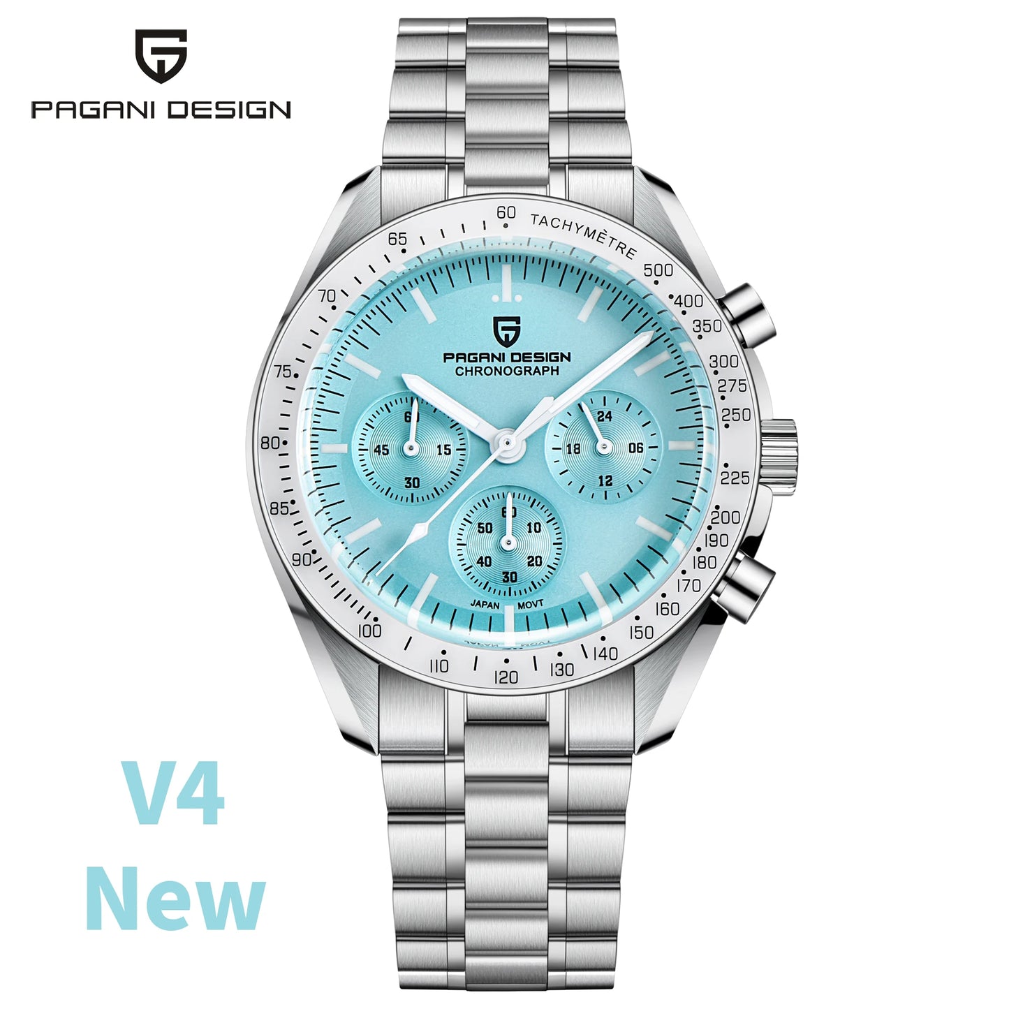 PAGANI DESIGN Meteorite Dial Luxury Quartz Watch For Men Speed Sport Chronograph Waterproof AR Sapphire crystal Wrist watch Men