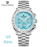 PAGANI DESIGN Meteorite Dial Luxury Quartz Watch For Men Speed Sport Chronograph Waterproof AR Sapphire crystal Wrist watch Men