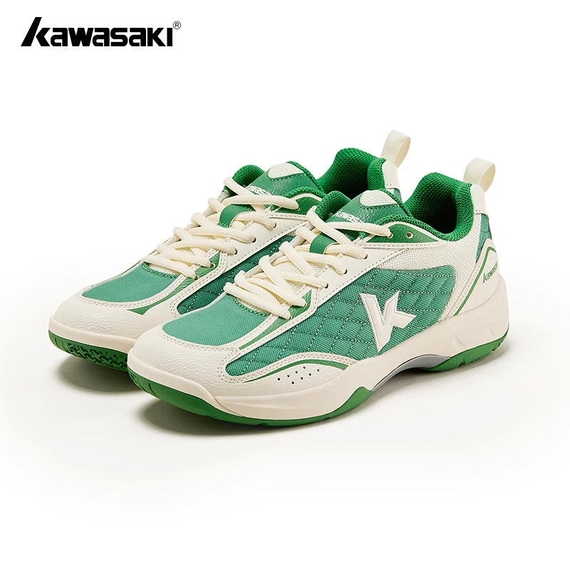 Kawasaki Retro High elasticity professional badminton shoes K1B50-C32012 table tennis shoes For Men Women 36-45 EUR