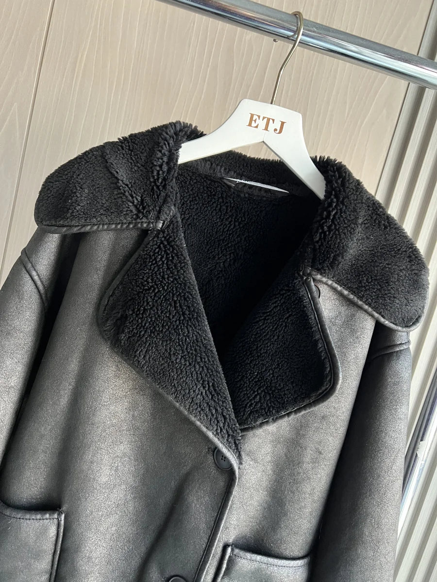 Women’s ZW Series Oversized Long-Sleeve Warm Coat
