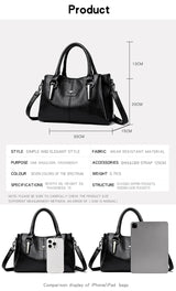 High Quality Cow Leather Ladies Handbags Fashion Luxury Female Messenger Tote Bags Women Genuine Leather Shoulder Crossbody Sac