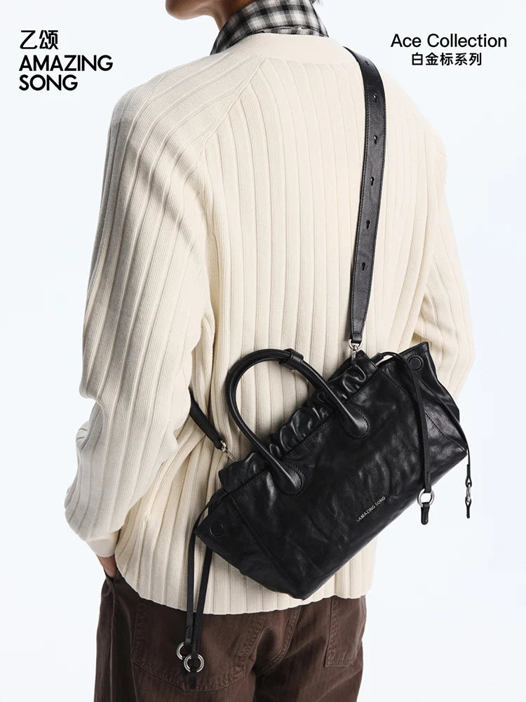 Amazing Song Cloud Hobo Bag – Genuine Leather Crossbody