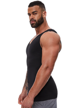 Men Body Shaper Slimming Compression Vest Undershirt Sexy Waist Trainer Tank Top Belly Control Workout Weight Loss Shapewear