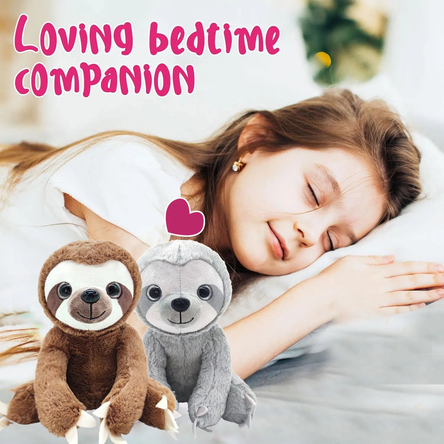 Realistic Sloth Plush Doll (25cm)