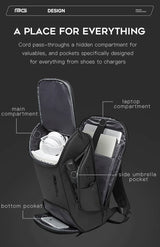 BANGE Business USB Charging Smart Backpacks Fits 15.6 Inch Laptop Commute Backpack WaterProof Carry On Bag for Men Travel Bags