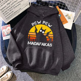 Pew Pew Madafakas Cat Hoodie