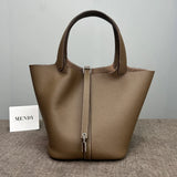 MENDY Women Bags Handbags Bucket Bag 18/22 Big Small Fashion Tote Bag Genuine Leather Luxury Quality Designers Lady Hand Bags