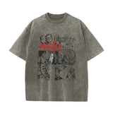 Anime Monster Washed Cotton Unisex T-Shirt