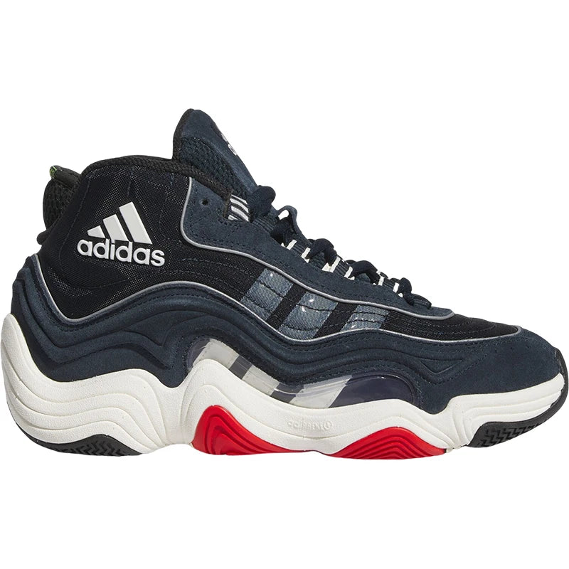 Adidas Official Genuine Three Stripes Men's Mid-Top Durable Cushioned Basketball Shoes IF2100