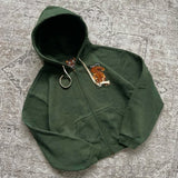 Y2K Tiger Claw Embroidered Relaxed Hoodie