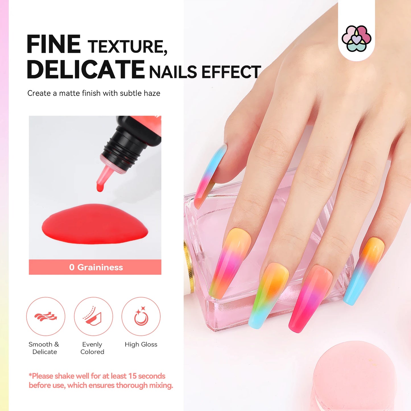 SAVILAND 36-Color Airbrush Gel Nail Polish Set – No Dilution