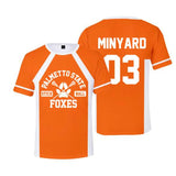 Cosplay The Foxhole Court Palmetto State Foxes Lacrosse Jersey WILDS MINYARD JOSTEN Short Sleeve T Shirt for Men Boy Oversized