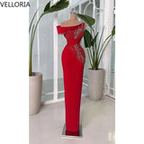 Elegant One-Shoulder Satin Mermaid Gown | Formal Evening Dress