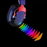 Wireless Gaming Headset with Detachable Noise Cancelling Microphone,2.4G Bluetooth-USB-3.5mm Wired Jack 3 Modes for Multi-device