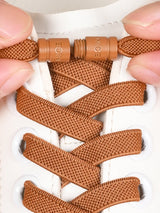 8mm Elastic No-Tie Shoelaces with Button Lock