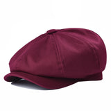 BOTVELA Newsboy Cap – Unisex Cotton Baker Boy Hat