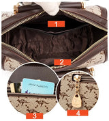 Luxury Handbag Fashion Print Large Capacity Soft Leather Women Shoulder Crossbody Bag Leisure Designer Ladies Purses and Handbag