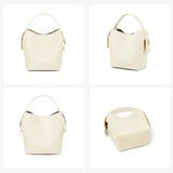 LA FESTIN Original Brand Genuine Leather Ladies Handbag Shoulder Crossbody Bag Portable Bucket Bag Female Bags Women's Bag