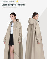 All-Weather Full-Body Poncho for Cycling & Hiking