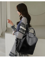 100% Genuine Cowhide Leather Women Backpack Large Capacity School Back Pack Female Casual Travel Bagpack Rucksacks for Girls Sac