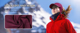 Women's Fleece Ponytail Hat with Ear Warmers & Reflective Cap