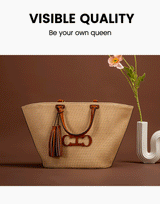 CHCH Women's Tote Bag 2024 New Vacation Beach Bag Beach Bag Handheld Shopping Bag
