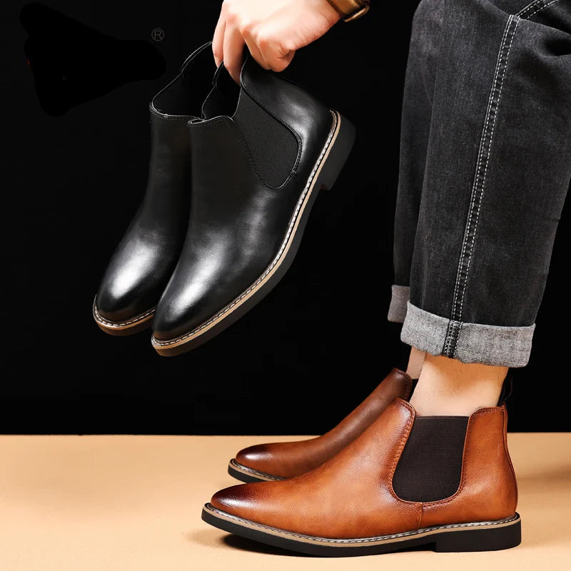 Men’s Retro Chelsea Ankle Boots