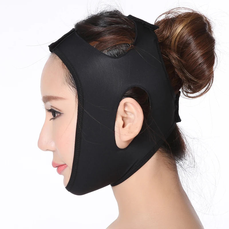 V Line Face Lifting Bandage Elastic Facial Contour Shaper for Jawline Double Chin Cheek Support Women Skin Care Beauty Tool