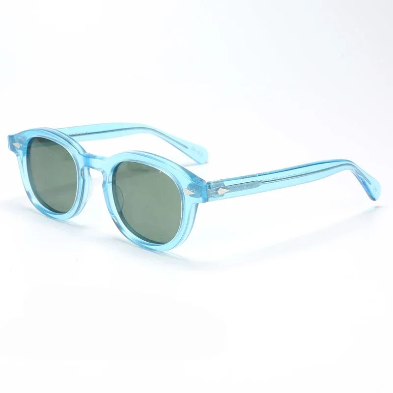 Johnny Depp Polarized Sunglasses Men Sun Glasses Woman Luxury Brand Vintage Acetate Frame Goggles