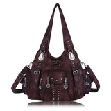 Women Fashion Handbags Women Shoulder Bags PU Leather Handbag Female Satchel Big-capacity Shoulder Purse Bag Bolsa Feminina
