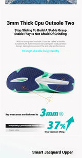 Xtep One Piece Model 3.0 Women Running Shoes 2025 Spring Comfortable Stability Cushion Rebound Racing Soft Sneakers 875218110031