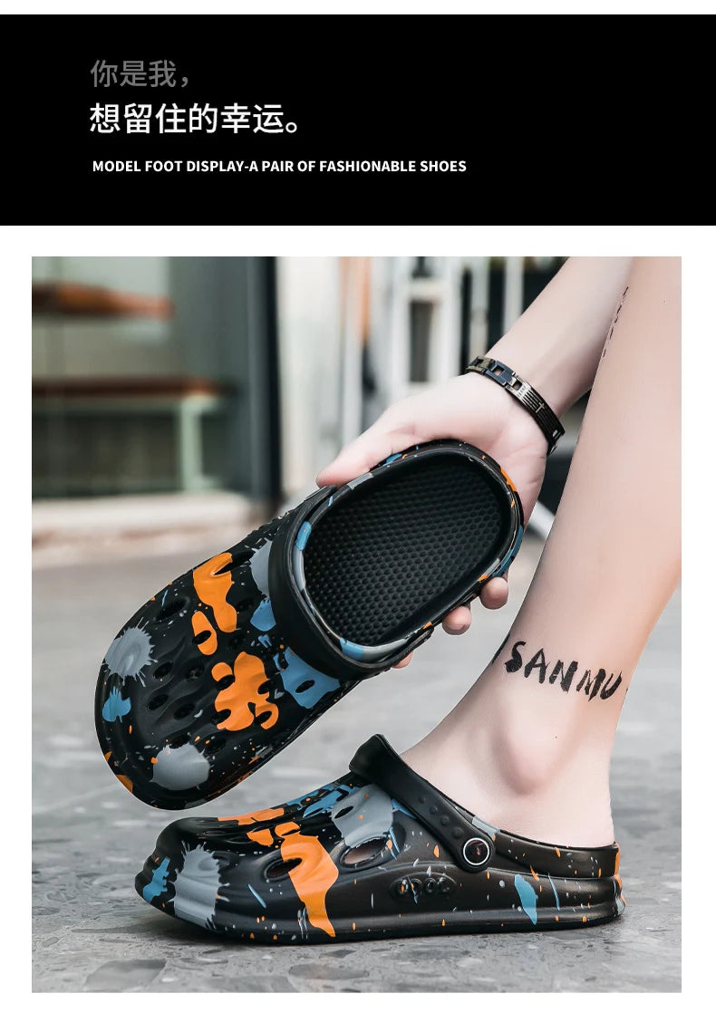 Clog Sandals — Lightweight EVA Beach Slippers for Men