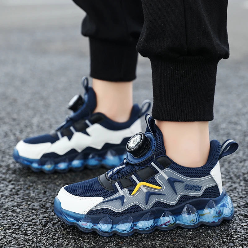 Kids' Lightweight Mesh Running Sneakers