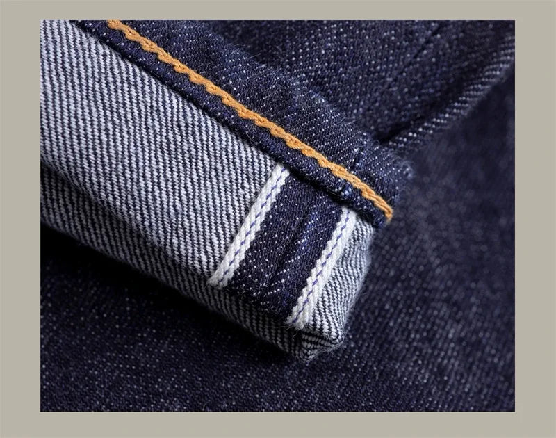 Red Tornado 14oz Selvedge Denim — Loose Straight Jeans