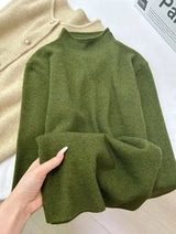 Women's Mock Neck Slim Fit Knit Sweater