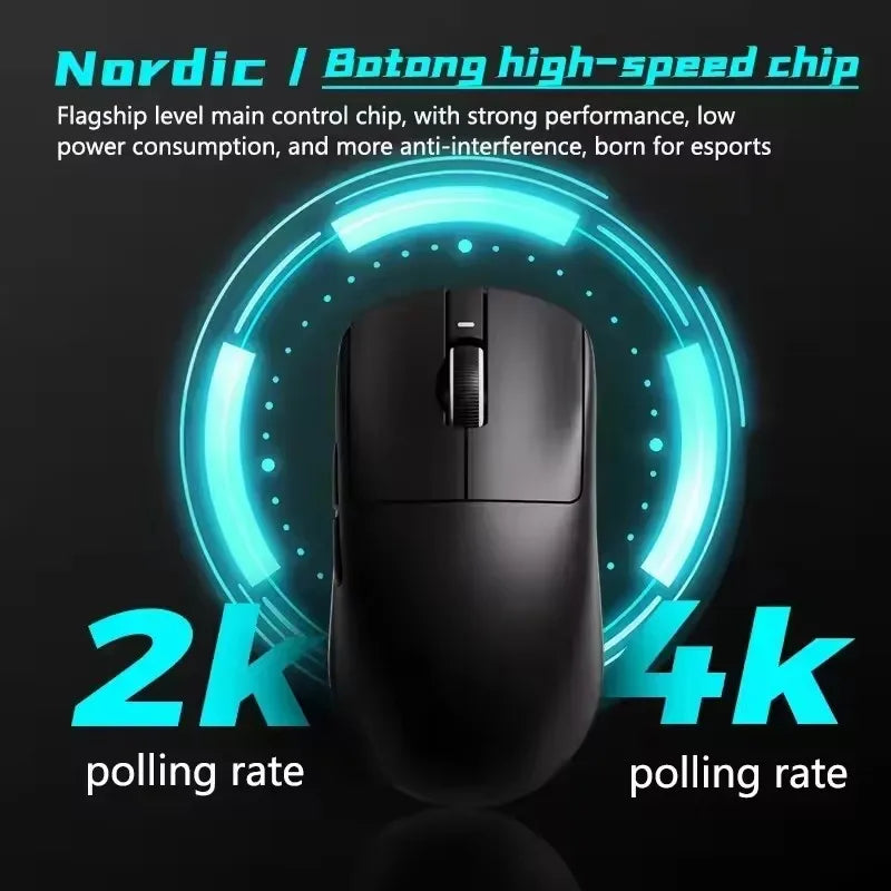 ATK VXE Dragonfly R1 Mouse of The Game E-Sports Long Battery Life Paw3395 Lightweight Ergonomic Three-Mode Bluetooth Mouse