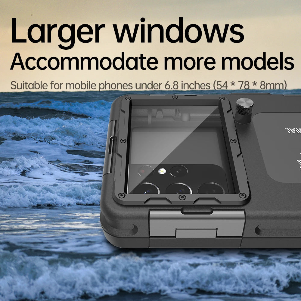 Shellbox IP68 Waterproof Phone Case for Diving