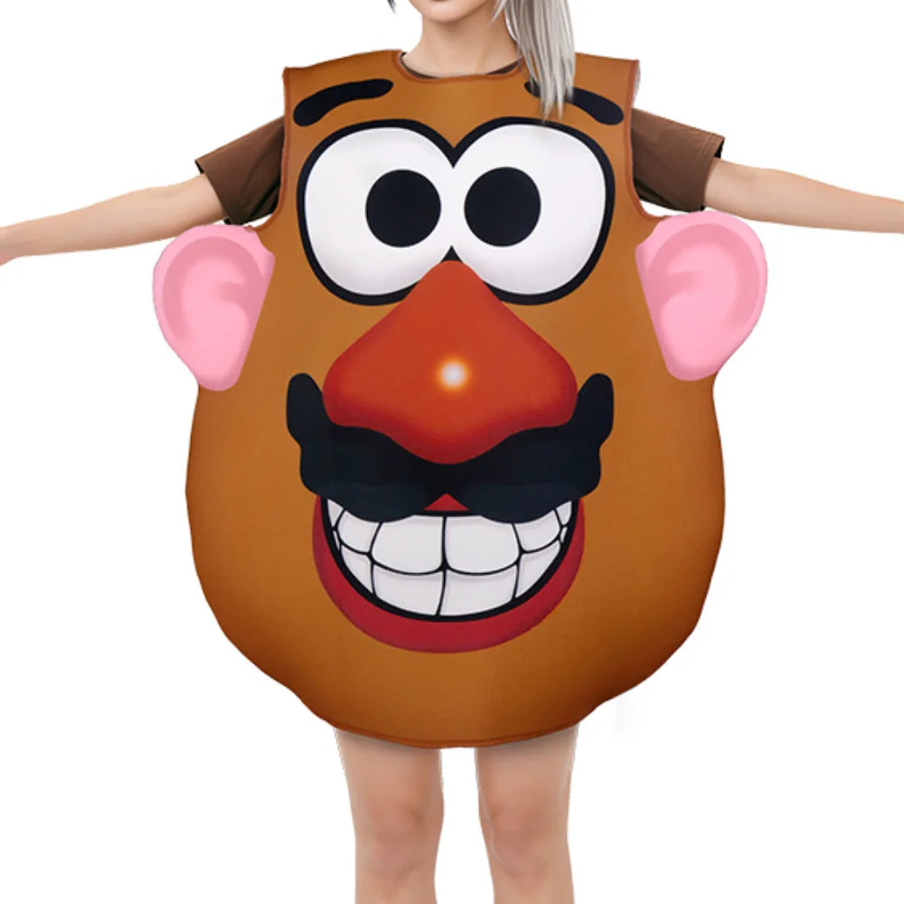 Playful Potato Head Costume for Halloween & Parties