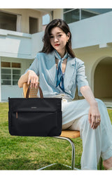 GOLF Women Business Handbag Briefcase Laptop Bag 15 Inch Waterproof Work Office Bag for Ladies Commuter Shoulder Bags Computer