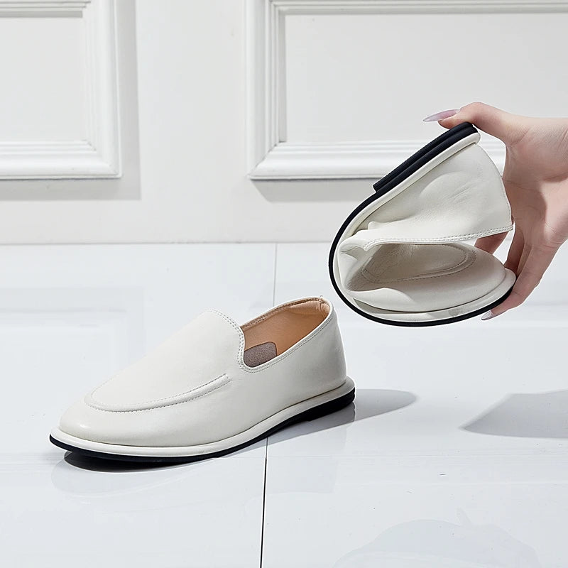 AIYUQI Women's Genuine Leather Ballet Flats