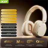 Acer ANC Bluetooth Headphones Surround Sound Headsets with HD Mic Active Noise Cancelling Earphones ENC-Calling 1000mAh OHR525