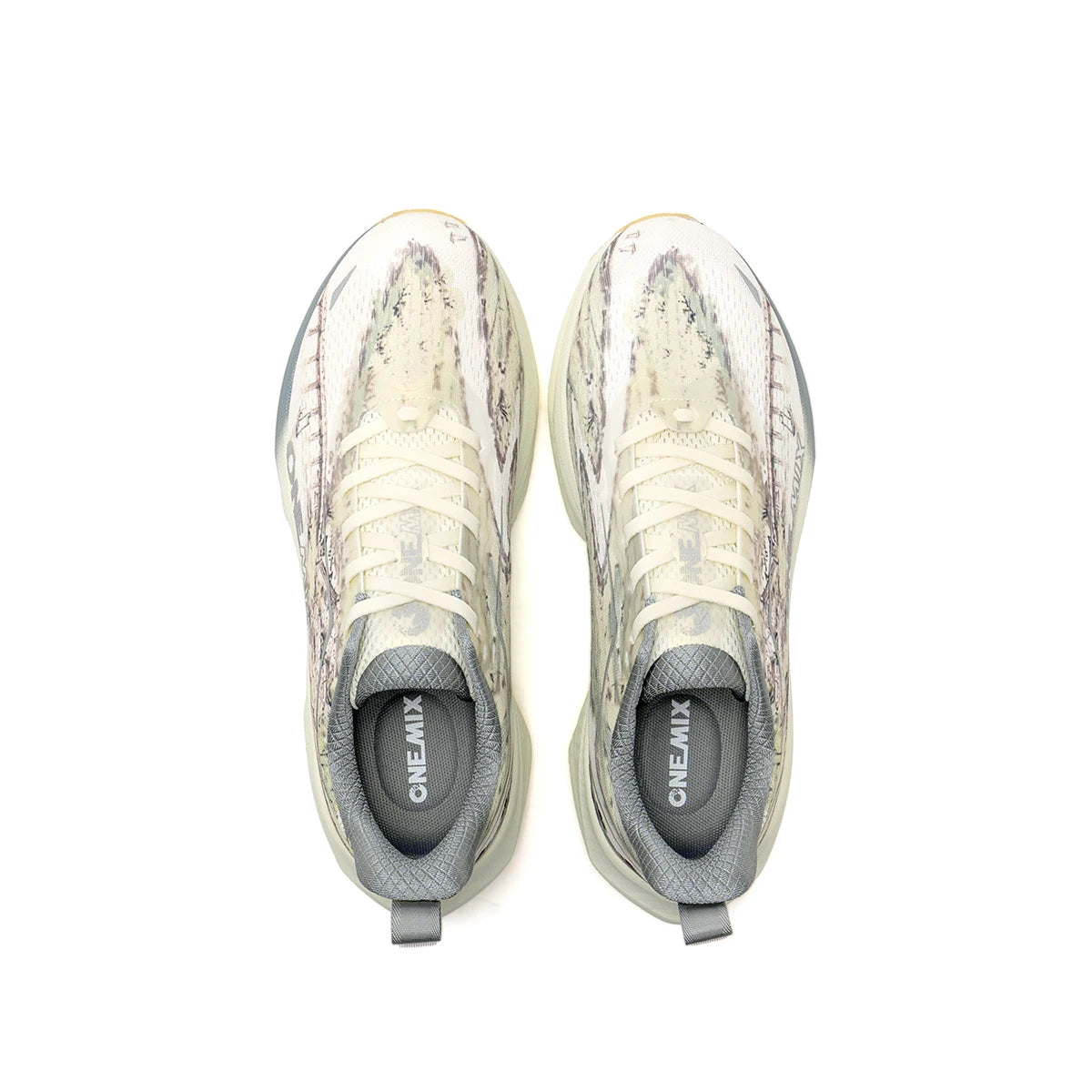 ONEMIX 2026 Men's Running Shoes Super Lightweight Outdoor Athletic Training Jogging Sneakers Anti-Slip Wear-Resistant Walking