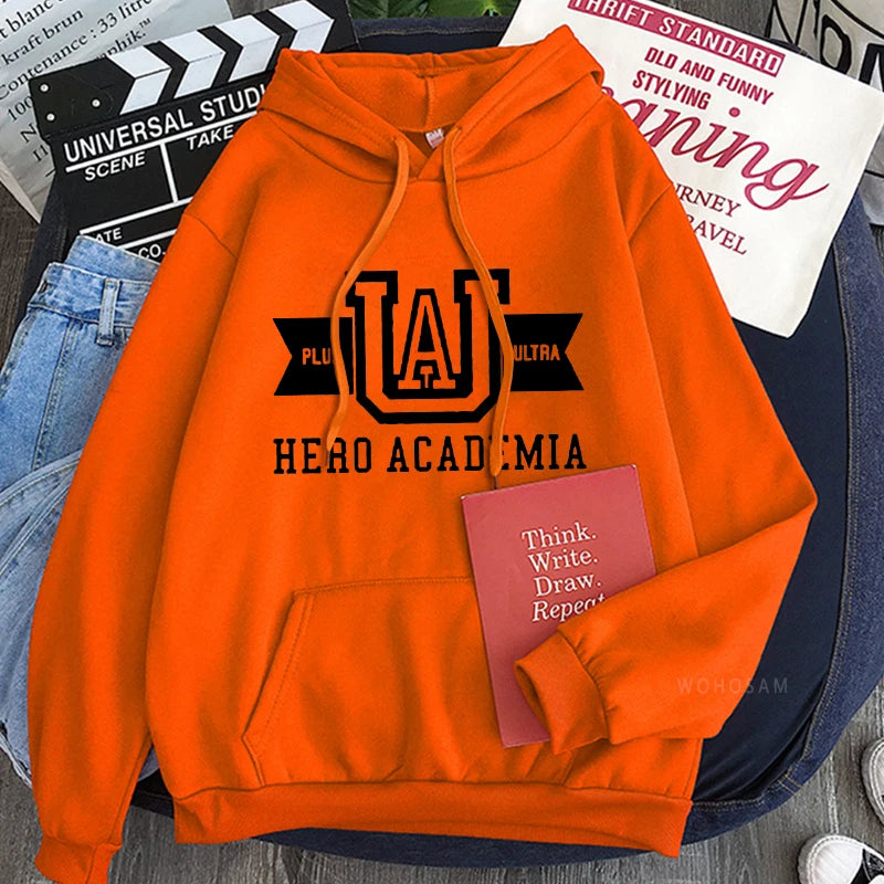My Hero Academia UA Logo Relaxed Pullover Hoodie