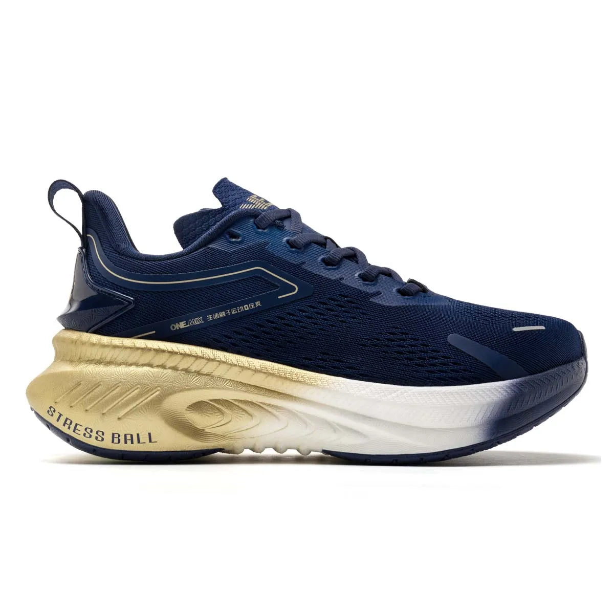ONEMIX Unisex Breathable Running Shoes — Mesh, Cushioned, Lace-Up