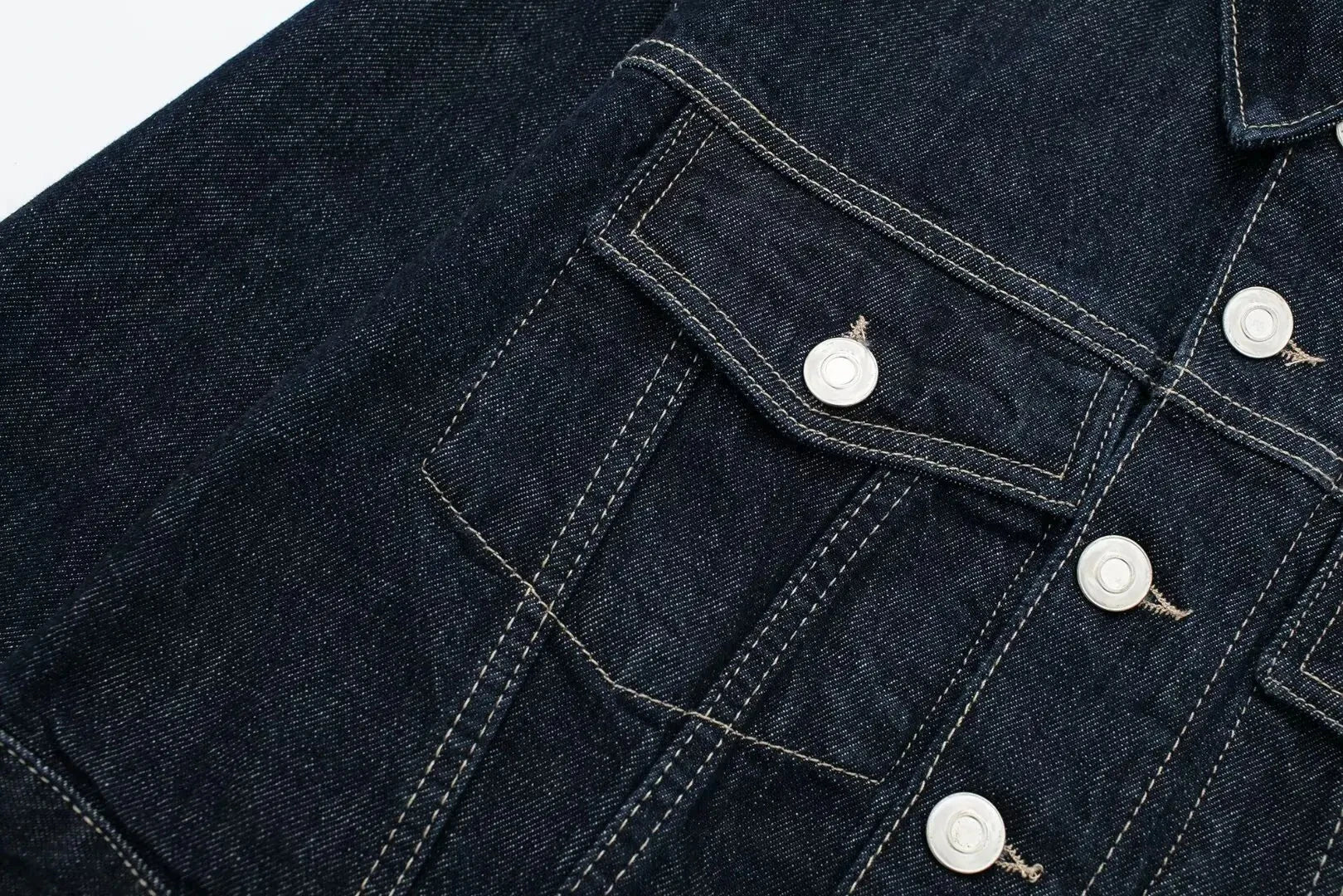 HH Women Fashion Denim Set Casual Lapel Long Sleeve Crop Jacket Buttons Female Vintage Wide Leg Loose Jeans Long Pants