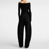 High-Waist Cotton Straight Jeans — Women's Slim Fit